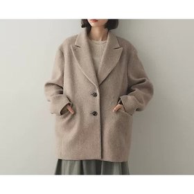 【オペークドットクリップ/OPAQUE.CLIP】の【JAPAN FABRIC】シャギーウール混 テーラードコート 人気、トレンドファッション・服の通販 founy(ファニー) ファッション Fashion レディースファッション WOMEN アウター Coat Outerwear コート Coats ジャケット Jacket スタイリッシュ Stylish スマート Smart テーラード Tailored トレンド Trend ポケット Pocket マニッシュ Mannish ミックス Mix |ID:prp329100004180067