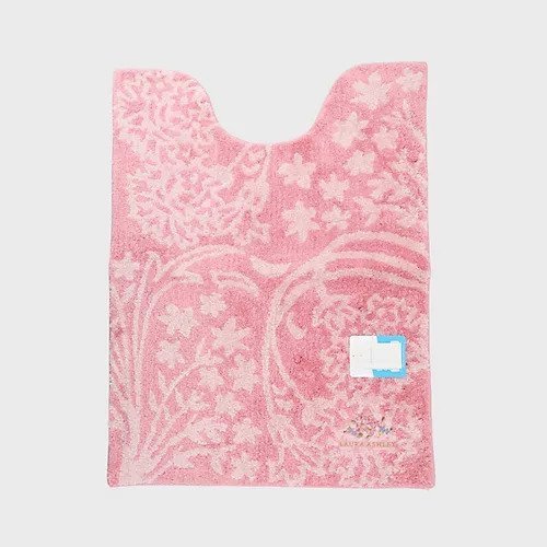 【ローラアシュレイホーム/LAURA ASHLEY HOME / GOODS】の【洗える/乾きやすい/滑り止め加工】ベヴィントン柄 トイレマット(胴長) インテリア・キッズ・メンズ・レディースファッション・服の通販 founy(ファニー) 　洗える　Washable　吸水　Water Absorption　スマート　Smart　タオル　Towel　ワンポイント　One Point　おすすめ　Recommend　ピンク|ID: prp329100004180133 ipo3291000000028955335