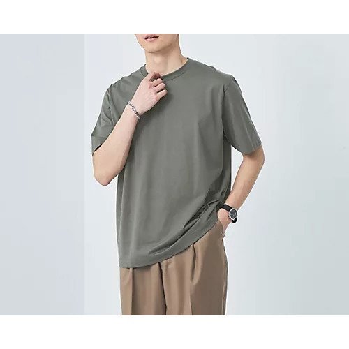 【グリーンレーベルリラクシング/green label relaxing / UNITED ARROWS / MEN】の【別注】クルーネック Tシャツ インテリア・キッズ・メンズ・レディースファッション・服の通販 founy(ファニー) https://founy.com/ ファッション Fashion メンズファッション MEN インナー Inner カットソー Cut And Sew カーディガン Cardigan ジャケット Jacket セットアップ Set Up ベーシック Basic 別注 Special Order 半袖 Short Sleeve エレガント 上品 Elegant |ID: prp329100004180150 ipo3291000000028955378