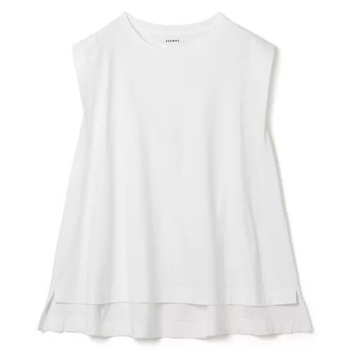 【アダワス/ADAWAS】のSMOOTH JERSEY TANK TEE インテリア・キッズ・メンズ・レディースファッション・服の通販 founy(ファニー) 　ファッション　Fashion　レディースファッション　WOMEN　ショルダー　Shoulder　ジャージー　Jersey　スクエア　Square　フレア　Flare　MILK|ID: prp329100004183073 ipo3291000000029205407