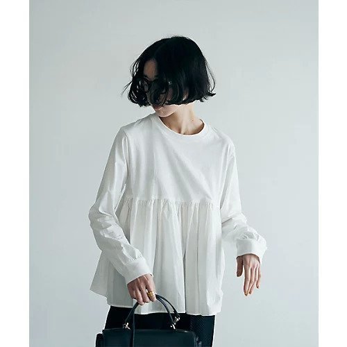 【マージュール/marjour】のOTONA SWITCHING PEPLUM TEE(24AW) 人気、トレンドファッション・服の通販 founy(ファニー) 　ファッション　Fashion　レディースファッション　WOMEN　インナー　Inner　ストレッチ　Stretch　トレンド　Trend　ドッキング　Docking　長袖　Long Sleeve　ベーシック　Basic　ペプラム　Peplum　ロング　Long　ワイド　Wide　2024年　2024　2024-2025秋冬・A/W　Aw/Autumn/Winter/Fw/Fall/2024-2025　 other-1|ID: prp329100004183083 ipo3291000000028976026