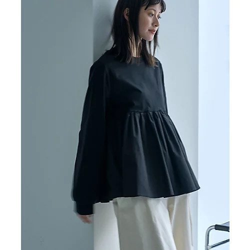 【マージュール/marjour】のOTONA SWITCHING PEPLUM TEE(24AW) インテリア・キッズ・メンズ・レディースファッション・服の通販 founy(ファニー) 　ファッション　Fashion　レディースファッション　WOMEN　インナー　Inner　ストレッチ　Stretch　トレンド　Trend　ドッキング　Docking　長袖　Long Sleeve　ベーシック　Basic　ペプラム　Peplum　ロング　Long　ワイド　Wide　2024年　2024　2024-2025秋冬・A/W　Aw/Autumn/Winter/Fw/Fall/2024-2025　BLACK|ID: prp329100004183083 ipo3291000000028976028