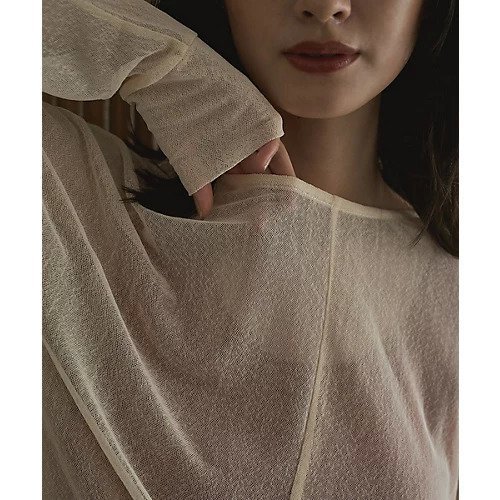 【マージュール/marjour】のMELANGE SHEER TOPS 人気、トレンドファッション・服の通販 founy(ファニー) 　ファッション　Fashion　レディースファッション　Fashion for Women　トップス・カットソー　Cut & Sew Tops　おすすめ　Recommended / Our Picks　インナー　Innerwear　シアー　Sheer, See-Through　ストレッチ　Stretch, Stretchy Fabric　ビスチェ　Bustier, Corset Top　エレガント 上品　Elegant　other-2|ID: prp329100004183084 ipo3291000000035291262