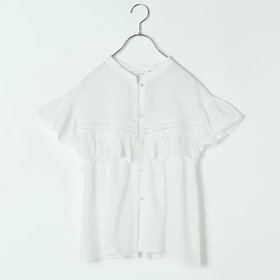 【ノーメント/normment】の【洗える】COTTON TUCK FRILL BLOUSE 人気、トレンドファッション・服の通販 founy(ファニー) ファッション Fashion レディースファッション WOMEN カーゴパンツ Cargo Pants デニム Denim バランス Balance フリル Frills フロント Front ボトム Bottom 洗える Washable |ID:prp329100004183109