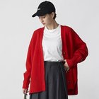 【アダワス/ADAWAS】のULTRA FINE MERINO CARDIGAN 人気、トレンドファッション・服の通販 founy(ファニー) ファッション Fashion レディースファッション WOMEN トップス・カットソー Tops/Tshirt カーディガン Cardigans イタリア Italy thumbnail レッド|ID: prp329100004183141 ipo3291000000029205583