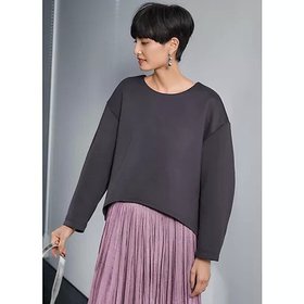 【スタイルデリ/STYLE DELI】 【Made in JAPAN】バナナスリーブダンボールトップス人気、トレンドファッション・服の通販 founy(ファニー) ファッション Fashion レディースファッション WOMEN トップス・カットソー Tops/Tshirt カットソー Cut And Sew ショート Short トレンド Trend 定番 Standard フォルム Form ポケット Pocket 日本製 Made In Japan 夏 Summer |ID:prp329100004183190