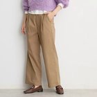 【ザ ショップ ティーケー/THE SHOP TK】の【ラクでキレイ】ハイパーストレッチ裏起毛ワイドパンツ/洗える ベージュ|ID: prp329100004183233 ipo3291000000028976541