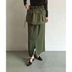 【マージュール/marjour】のCORSET LAYERED SKIRT 人気、トレンドファッション・服の通販 founy(ファニー) ファッション Fashion レディースファッション WOMEN スカート Skirt エアリー Airy カットソー Cut And Sew コルセット Corset ストレッチ Stretch スポーティ Sporty スリット Slit とろみ Thickness thumbnail KHAKI|ID: prp329100004183235 ipo3291000000028976550