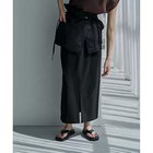 【マージュール/marjour】のCORSET LAYERED SKIRT 人気、トレンドファッション・服の通販 founy(ファニー) ファッション Fashion レディースファッション WOMEN スカート Skirt エアリー Airy カットソー Cut And Sew コルセット Corset ストレッチ Stretch スポーティ Sporty スリット Slit とろみ Thickness thumbnail BLACK|ID: prp329100004183235 ipo3291000000028976551