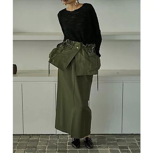 【マージュール/marjour】のCORSET LAYERED SKIRT 人気、トレンドファッション・服の通販 founy(ファニー) 　ファッション　Fashion　レディースファッション　WOMEN　スカート　Skirt　エアリー　Airy　カットソー　Cut And Sew　コルセット　Corset　ストレッチ　Stretch　スポーティ　Sporty　スリット　Slit　とろみ　Thickness　other-3|ID: prp329100004183235 ipo3291000000031285339