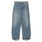 【アンスクリア/INSCRIRE】のDenim Baggy Pants 人気、トレンドファッション・服の通販 founy(ファニー) ファッション Fashion レディースファッション WOMEN パンツ Pants 2024年 2024 2024春夏・S/S Ss,Spring/Summer,2024 クラッシュ Crash 今季 This Season 定番 Standard 洗える Washable thumbnail BLUE USED|ID: prp329100004183250 ipo3291000000029205865