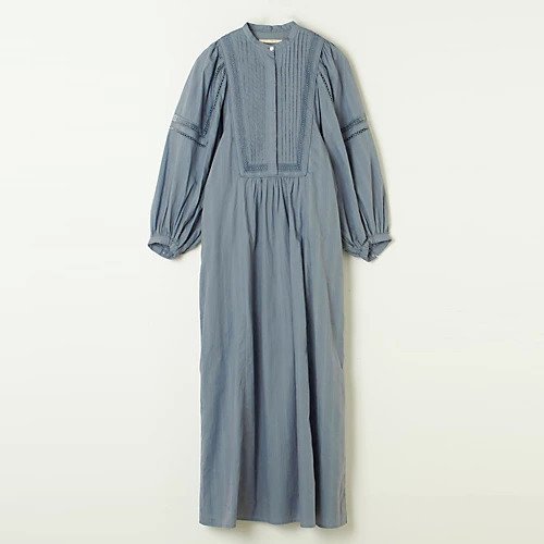 【ヌキテパ/NE QUITTEZ PAS】の【HPS別注】COTTONSQUARE LACE DRESS インテリア・キッズ・メンズ・レディースファッション・服の通販 founy(ファニー) 　ファッション　Fashion　レディースファッション　WOMEN　ワンピース　Dress　ドレス　Party Dresses　コンパクト　Compact　スリーブ　Sleeve　トリミング　Trimming　ドレス　Dress　メンズ　Mens　レース　Race　別注　Special Order　洗える　Washable　秋　Autumn/Fall　ブルー|ID: prp329100004183308 ipo3291000000028976791