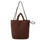 【アンドミューク/&MyuQ】の”FATA”パフBIGトートバッグ(ストラップ付) BROWN|ID: prp329100004183324 ipo3291000000029558337