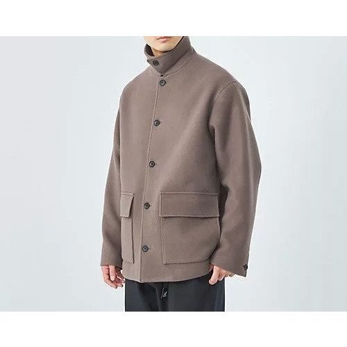 【グリーンレーベルリラクシング/green label relaxing / UNITED ARROWS / MEN】のSENTDALE WOOL カバーオール インテリア・キッズ・メンズ・レディースファッション・服の通販 founy(ファニー) 　ファッション　Fashion　メンズファッション　MEN　インナー　Inner　スウェット　Sweat　チェック　Check　人気　Popularity　パッチ　Patch　フロント　Front　プリーツ　Pleats　ポケット　Pocket　メルトン　Melton　ワイド　Wide　おすすめ　Recommend　エレガント 上品　Elegant　MOCA|ID: prp329100004183532 ipo3291000000028977503