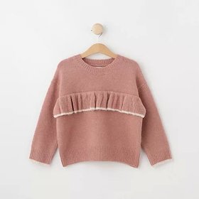 【シューラルー/SHOO LA RUE / KIDS】の【110-140cm】胸元フリルふわふわニット 人気、トレンドファッション・服の通販 founy(ファニー) ファッション Fashion キッズファッション KIDS おすすめ Recommend ガーリー Girly グラデーション Gradation スマート Smart トレンド Trend フリル Frills ミックス Mix エレガント 上品 Elegant |ID:prp329100004183552