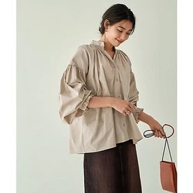 【スタイルデリ/STYLE DELI】 【LUXE】コットンボリュームブラウス人気、トレンドファッション・服の通販 founy(ファニー) ファッション Fashion レディースファッション WOMEN トップス・カットソー Tops/Tshirt シャツ/ブラウス Shirts/Blouses インナー Inner ギャザー Gather サロペット Overalls シャーリング Shirring ショルダー Shoulder ドロップ Drop ハイネック High Neck バランス Balance フォルム Form フリル Frills フロント Front ベスト Vest ポケット Pocket 防寒 Cold Protection ワイド Wide プチプライス・低価格 Affordable |ID:prp329100004185676