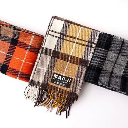 【ノーリーズ グッドマン/NOLLEY'S goodman / MEN】の【MAC.N/マックエヌ】Lambswool Scarf Check 30 インテリア・キッズ・メンズ・レディースファッション・服の通販 founy(ファニー) 　ファッション　Fashion　メンズファッション　MEN　ギフト プレゼント　Gift Present　クラシック　Classic　コンパクト　Compact　マフラー　Scarf　エレガント 上品　Elegant　イエロー系1|ID: prp329100004185873 ipo3291000000028996915