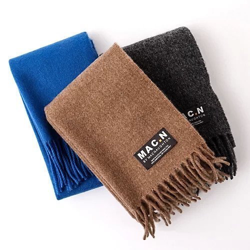 【ノーリーズ グッドマン/NOLLEY'S goodman / MEN】の【MAC.N/マックエヌ】Lambswool Scarf Plain 30 インテリア・キッズ・メンズ・レディースファッション・服の通販 founy(ファニー) 　ファッション　Fashion　メンズファッション　MEN　ギフト プレゼント　Gift Present　クラシック　Classic　コンパクト　Compact　マフラー　Scarf　エレガント 上品　Elegant　キャメル|ID: prp329100004185875 ipo3291000000028996939