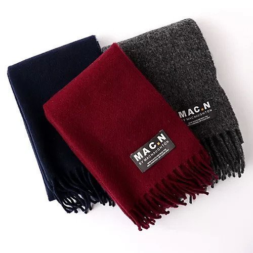 【ノーリーズ グッドマン/NOLLEY'S goodman / MEN】の【MAC.N/マックエヌ】Lambswool Scarf Plain 30 インテリア・キッズ・メンズ・レディースファッション・服の通販 founy(ファニー) 　ファッション　Fashion　メンズファッション　MEN　ギフト プレゼント　Gift Present　クラシック　Classic　コンパクト　Compact　マフラー　Scarf　エレガント 上品　Elegant　ワイン|ID: prp329100004185875 ipo3291000000028996942