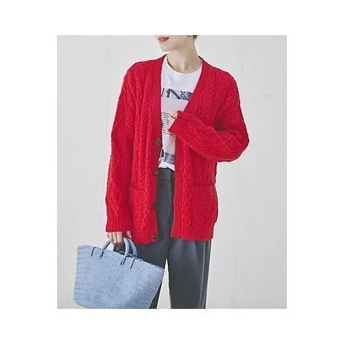 【オールダービーニットウェア/Oldderby Knitwear】のCable Mens Vee Cardigan(ニットカーディガン) 人気、トレンドファッション・服の通販 founy(ファニー) 　ファッション　Fashion　レディースファッション　Fashion for Women　トップス・カットソー　Cut & Sew Tops　ニット　Knit Tops & Sweaters　カーディガン・羽織り　Layered Style Cardigans　インナー　Innerwear　カーディガン　Cardigan, Knitwear　チェリー　Cherry, Cherry Pattern　リラックス　Relax, Relaxed Fit　定番　Standard, Basic Item　other-2|ID: prp329100004188686 ipo3291000000034766896