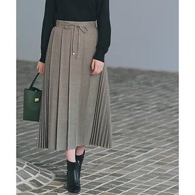 【グローブ/grove】のダブルプリーツチェックスカート 人気、トレンドファッション・服の通販 founy(ファニー) ファッション Fashion レディースファッション WOMEN スカート Skirt クラシカル Classical コンパクト Compact スマート Smart チェック Check フロント Front プリーツ Pleats ポケット Pocket ミモレ Mimore リブニット Rib Knit リボン Ribbon おすすめ Recommend 2024年 2024 エレガント 上品 Elegant 2024-2025秋冬・A/W Aw/Autumn/Winter/Fw/Fall/2024-2025 |ID:prp329100004188709