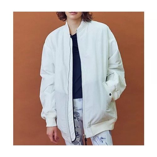 【ジュリエ/Julier】のMA-1 インテリア・キッズ・メンズ・レディースファッション・服の通販 founy(ファニー) 　ファッション　Fashion　レディースファッション　WOMEN　アウター　Coat Outerwear　MA-1　MA-1　フロント　Front　ポケット　Pocket　人気　Popularity　定番　Standard　ホワイト|ID: prp329100004188822 ipo3291000000029020217