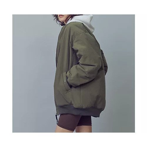 【ジュリエ/Julier】のMA-1 インテリア・キッズ・メンズ・レディースファッション・服の通販 founy(ファニー) 　ファッション　Fashion　レディースファッション　WOMEN　アウター　Coat Outerwear　MA-1　MA-1　フロント　Front　ポケット　Pocket　人気　Popularity　定番　Standard　カーキ|ID: prp329100004188822 ipo3291000000029020219