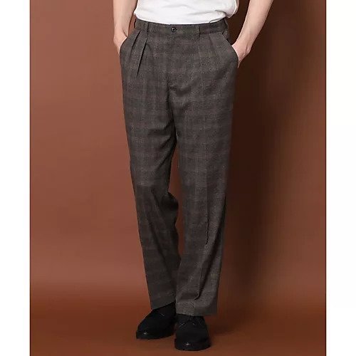 【ドレステリア/DRESSTERIOR / MEN】の【men s FUDGE11月号掲載】チェックストレッチ ワイドトラウザーズ 人気、トレンドファッション・服の通販 founy(ファニー) 　ファッション　Fashion　メンズファッション　MEN　エレガント 上品　Elegant　クラシカル　Classical　11月号　November Issue　ストレッチ　Stretch　スーツ　Suit　雑誌　Magazine　チェック　Check　テーパード　Tapered　ポケット　Pocket　おすすめ　Recommend　 other-1|ID: prp329100004188916 ipo3291000000029753888