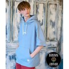 【ドレステリア/DRESSTERIOR / MEN】の【セットアップ可】エシカルオーガニックコットン BOXロゴ ショートスリーブパーカー サックスブルー|ID: prp329100004188933 ipo3291000000029020610