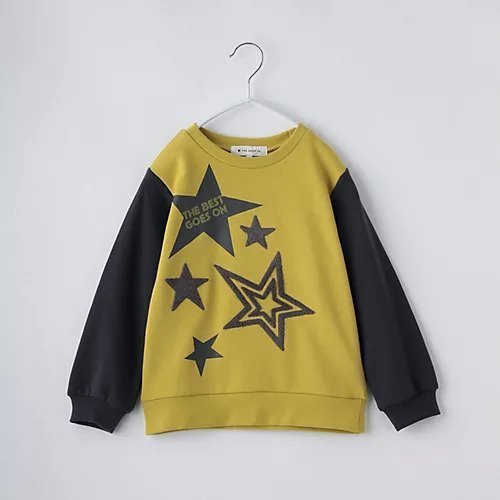 【ザ ショップ ティーケー/THE SHOP TK / KIDS】の【100-160】星さがら刺繍裏毛プルオーバー/洗濯機OK インテリア・キッズ・メンズ・レディースファッション・服の通販 founy(ファニー) 　ファッション　Fashion　キッズファッション　KIDS　トップス・カットソー　Tops/Tees/Kids　おすすめ　Recommend　スマート　Smart　マスタード|ID: prp329100004188990 ipo3291000000029020788