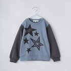 【ザ ショップ ティーケー/THE SHOP TK / KIDS】の【100-160】星さがら刺繍裏毛プルオーバー/洗濯機OK サックスブルー|ID:prp329100004188990