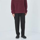 【グリーンレーベルリラクシング/green label relaxing / UNITED ARROWS / MEN】のTRカルゼ 裏起毛 1プリーツ オルマイ パンツ -ウォッシャブル・ストレッチ- BLACK|ID: prp329100004191009 ipo3291000000029502796