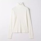 【グリーンレーベル リラクシング / ユナイテッドアローズ/green label relaxing / UNITED ARROWS】のハイツイスト リブ タートルネック カットソー OFF WHITE|ID:prp329100004194261