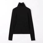 【グリーンレーベル リラクシング / ユナイテッドアローズ/green label relaxing / UNITED ARROWS】のハイツイスト リブ タートルネック カットソー BLACK|ID:prp329100004194261