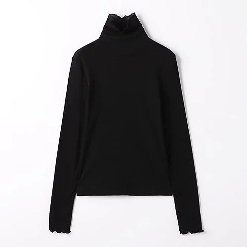 【グリーンレーベル リラクシング / ユナイテッドアローズ/green label relaxing / UNITED ARROWS】のハイツイスト リブ タートルネック カットソー インテリア・キッズ・メンズ・レディースファッション・服の通販 founy(ファニー) 　ファッション　Fashion　レディースファッション　WOMEN　トップス・カットソー　Tops/Tshirt　カットソー　Cut and Sewn　タートルネック　Turtleneck　インナー　Inner　秋　Autumn/Fall　カットソー　Cut And Sew　サロペット　Overalls　シアー　Sheer　ジャンスカ　Janska　スウェット　Sweat　センター　Center　タートルネック　Turtleneck　ツイスト　Twist　冬　Winter　おすすめ　Recommend　BLACK|ID: prp329100004194261 ipo3291000000029053706