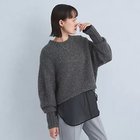 【グリーンレーベル リラクシング / ユナイテッドアローズ/green label relaxing / UNITED ARROWS】のブークレ クルーネック ニット プルオーバー 人気、トレンドファッション・服の通販 founy(ファニー) ファッション Fashion レディースファッション WOMEN トップス・カットソー Tops/Tshirt ニット Knit Tops プルオーバー Pullover おすすめ Recommend カットソー Cut And Sew クロップド Cropped バランス Balance フェミニン Feminine 冬 Winter 秋 Autumn/Fall thumbnail DK.GRAY|ID: prp329100004194265 ipo3291000000029053725