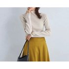 【グリーンレーベル リラクシング / ユナイテッドアローズ/green label relaxing / UNITED ARROWS】のリブ ラメ ボトルネック ニット -ウォッシャブル- NATURAL|ID:prp329100004195880