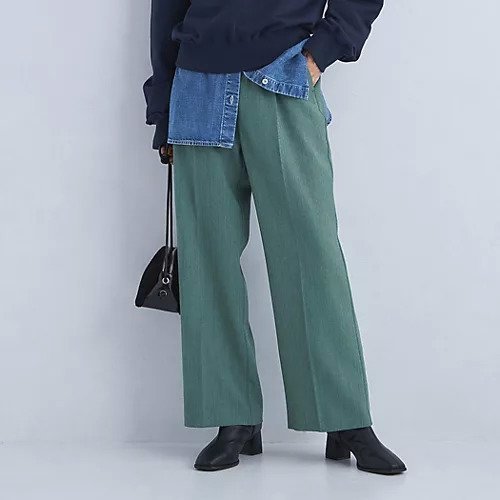 【グリーンレーベル リラクシング / ユナイテッドアローズ/green label relaxing / UNITED ARROWS】の[size SHORT/TALLあり]ツイードライク パンツ 裏地付き インテリア・キッズ・メンズ・レディースファッション・服の通販 founy(ファニー) 　ファッション　Fashion　レディースファッション　WOMEN　パンツ　Pants　秋　Autumn/Fall　キャミソール　Camisole　ストレート　Straight　センター　Center　チェック　Check　ツイル　Twill　ツイード　Tweed　トレンド　Trend　バランス　Balance　パターン　Pattern　フレア　Flare　ベスト　Vest　冬　Winter　A/W・秋冬　Aw・Autumn/Winter・Fw・Fall-Winter　おすすめ　Recommend　エレガント 上品　Elegant　ビジネス 仕事 通勤　Business　KELLY|ID: prp329100004195894 ipo3291000000029064901