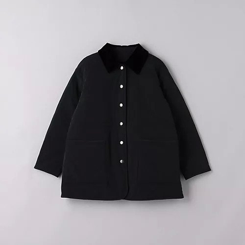 【ユナイテッドアローズ/UNITED ARROWS】のナカワタ ミドルコート インテリア・キッズ・メンズ・レディースファッション・服の通販 founy(ファニー) 　ファッション　Fashion　レディースファッション　WOMEN　アウター　Coat Outerwear　コート　Coats　スポーティ　Sporty　デニム　Denim　バランス　Balance　フラット　Flat　ベルベット　Velvet　ボトム　Bottom　ミドル　Middle　おすすめ　Recommend　エレガント 上品　Elegant　ビジネス 仕事 通勤　Business　BLACK|ID: prp329100004195991 ipo3291000000029065288