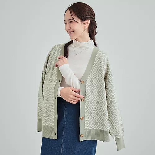 【シューラルー/SHOO LA RUE】の柄アソートカーディガン インテリア・キッズ・メンズ・レディースファッション・服の通販 founy(ファニー) https://founy.com/ ファッション Fashion レディースファッション WOMEN トップス・カットソー Tops/Tshirt カーディガン Cardigans おすすめ Recommend アクリル Acrylic スマート Smart パターン Pattern フェミニン Feminine |ID: prp329100004197416 ipo3291000000029077158