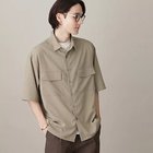 【ザ ショップ ティーケー/THE SHOP TK / MEN】の【吸水速乾/UVカット/接触冷感】テクリーノ半袖フラップシャツ トープ|ID: prp329100004197765 ipo3291000000029193398