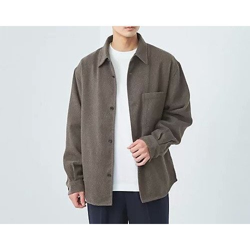 【グリーンレーベルリラクシング/green label relaxing / UNITED ARROWS / MEN】のツイードライク CPOシャツ シャツ羽織 インテリア・キッズ・メンズ・レディースファッション・服の通販 founy(ファニー) 　ファッション　Fashion　メンズファッション　MEN　インナー　Inner　スウェット　Sweat　タートルネック　Turtleneck　チェスターコート　Chester Coat　ツイード　Tweed　ポケット　Pocket　羽織　Haori　A/W・秋冬　Aw・Autumn/Winter・Fw・Fall-Winter　おすすめ　Recommend　MD.BROWN|ID: prp329100004197767 ipo3291000000029078546