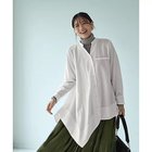 【スタイルデリ/STYLE DELI】のアシンメトリー立襟シャツ 人気、トレンドファッション・服の通販 founy(ファニー) ファッション Fashion レディースファッション WOMEN トップス・カットソー Tops/Tshirt シャツ/ブラウス Shirts/Blouses アシンメトリー Asymmetry インナー Inner 春 Spring ギャザー Gather スウェット Sweat タートル Turtle フェイク Fake フォルム Form フロント Front ブライト Bright プリーツ Pleats ベスト Vest ボックス Box ポケット Pocket ロング Long A/W・秋冬 Aw・Autumn/Winter・Fw・Fall-Winter 夏 Summer thumbnail ホワイト|ID: prp329100004199335 ipo3291000000029093130