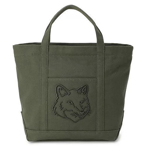 【メゾン キツネ/MAISON KITSUNE】のFOX HEAD SMALL TOTE インテリア・キッズ・メンズ・レディースファッション・服の通販 founy(ファニー) https://founy.com/ ファッション Fashion レディースファッション WOMEN バッグ Bag 2024年 2024 2024-2025秋冬・A/W Aw/Autumn/Winter/Fw/Fall/2024-2025 キャンバス Canvas ショルダー Shoulder トレンド Trend ハンド Hand フォックス Fox フロント Front ポケット Pocket モダン Modern |ID: prp329100004199409 ipo3291000000029093439