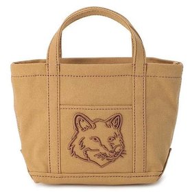 【メゾン キツネ/MAISON KITSUNE】のFOX HEAD MINI TOTE 人気、トレンドファッション・服の通販 founy(ファニー) ファッション Fashion レディースファッション WOMEN バッグ Bag 2024年 2024 2024-2025秋冬・A/W Aw/Autumn/Winter/Fw/Fall/2024-2025 コンパクト Compact フォックス Fox フロント Front ポケット Pocket モダン Modern |ID:prp329100004199411