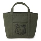 【メゾン キツネ/MAISON KITSUNE】のFOX HEAD MINI TOTE 人気、トレンドファッション・服の通販 founy(ファニー) ファッション Fashion レディースファッション WOMEN バッグ Bag 2024年 2024 2024-2025秋冬・A/W Aw/Autumn/Winter/Fw/Fall/2024-2025 コンパクト Compact フォックス Fox フロント Front ポケット Pocket モダン Modern thumbnail RANGER GREEN|ID: prp329100004199411 ipo3291000000029093451