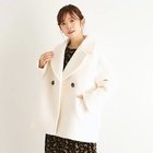 【ローラアシュレイ/LAURA ASHLEY】の【オーバーサイズ/ライトウェーブ加工】ピーコート 人気、トレンドファッション・服の通販 founy(ファニー) ファッション Fashion レディースファッション WOMEN アウター Coat Outerwear コート Coats スマート Smart トレンド Trend ポケット Pocket thumbnail ホワイト|ID: prp329100004199499 ipo3291000000029093808