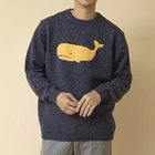 【ノーリーズ グッドマン/NOLLEY'S goodman / MEN】のクジラインターシャ クルーネックニット 人気、トレンドファッション・服の通販 founy(ファニー) ファッション Fashion メンズファッション MEN おすすめ Recommend ギフト プレゼント Gift Present シンプル Simple デニム Denim フロント Front ミドル Middle 冬 Winter 定番 Standard thumbnail ネイビー|ID: prp329100004201168 ipo3291000000029105981