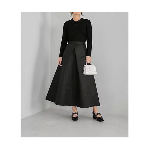 【スタイルデリ/STYLE DELI】の【LUXE】微光沢ジャガードマキシ丈タックスカート/95cm 人気、トレンドファッション・服の通販 founy(ファニー) 　ファッション　Fashion　レディースファッション　WOMEN　スカート　Skirt　カモフラージュ　Camouflage　シンプル　Simple　スニーカー　Sneakers　ダウン　Down　パーカー　Hoodie　フォルム　Form　夏　Summer　other-2|ID: prp329100004204080 ipo3291000000031257037