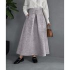 【スタイルデリ/STYLE DELI】の【LUXE】微光沢ジャガードマキシ丈タックスカート/90cm グレー|ID: prp329100004204081 ipo3291000000034504768